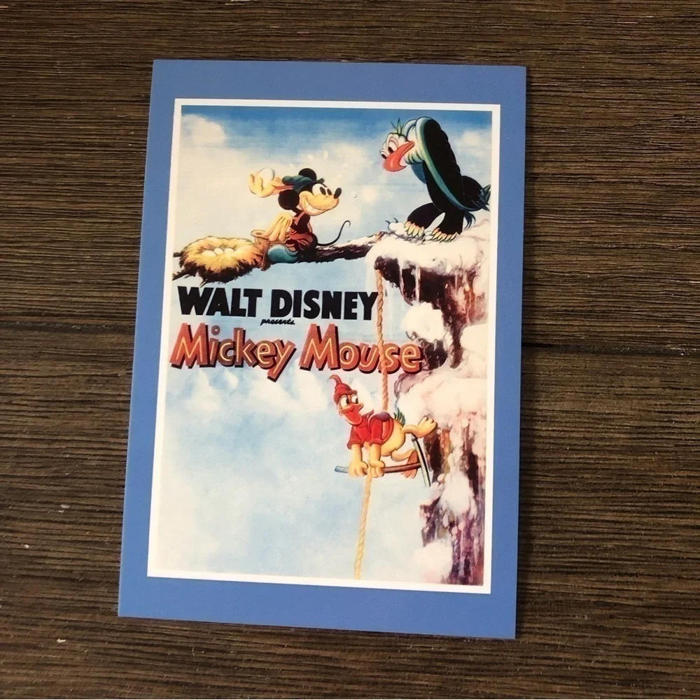Disney Classic Movie Poster Postcards: Mickey Mouse and Donald 4 pack.